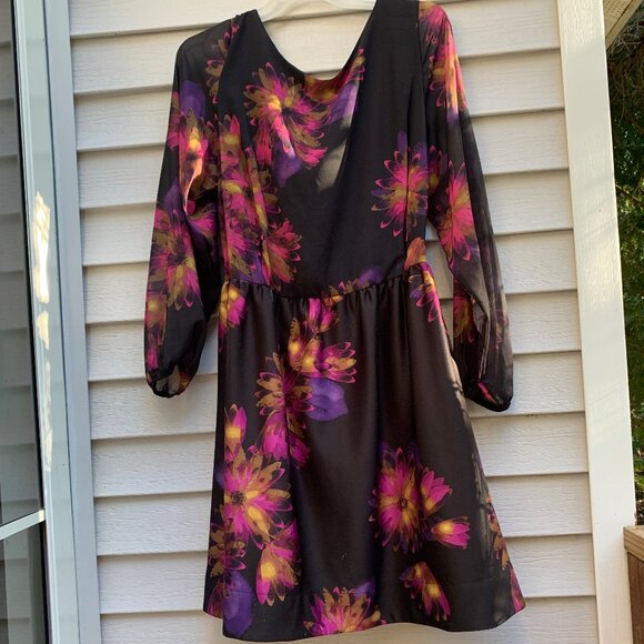 NWOT Taylor Woman Fit & FlareChiffon Knee Length Dress  22W - Picture 1 of 5